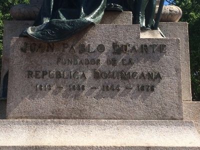 Juan Pablo Duarte Marker. Click for full size. Juan Pablo Duarte Marker image. Click for full size.
