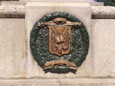 The seal of the Dominican Republic.. Click for full size. The seal of the Dominican Republic. image. Click for full size.