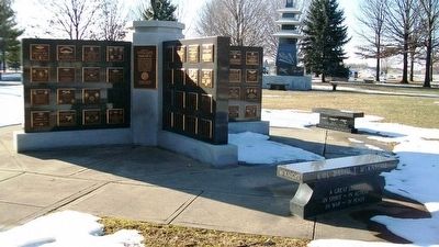 Col. David T. McKnight Memorial Bench. Click for full size. Col. David T. McKnight Memorial Bench image. Click for full size.
