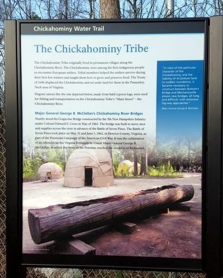 Chickahominy Water Trail (left panel). Click for full size. Chickahominy Water Trail (left panel) image. Click for full size.