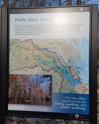 Chickahominy Water Trail (right panel). Click for full size. Chickahominy Water Trail (right panel) image. Click for full size.