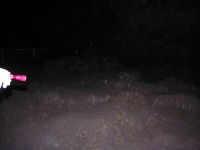 Sand Gardens in Lava River Cave image. Click for full size.