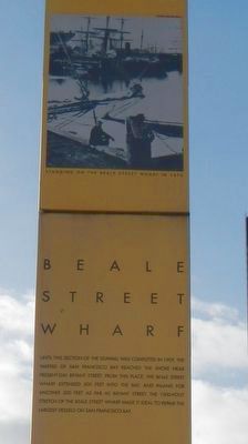 Beale Street Wharf Marker. Click for full size. Beale Street Wharf Marker image. Click for full size.