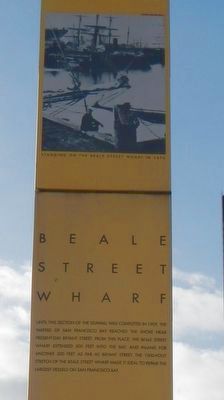 Beale Street Wharf Marker image. Click for full size.