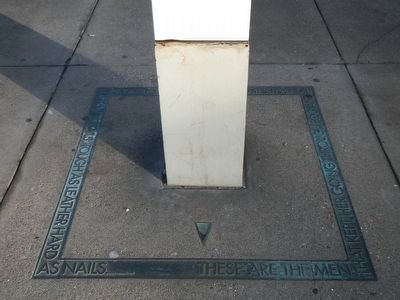 The base of the Beale Street Wharf Marker image. Click for full size.