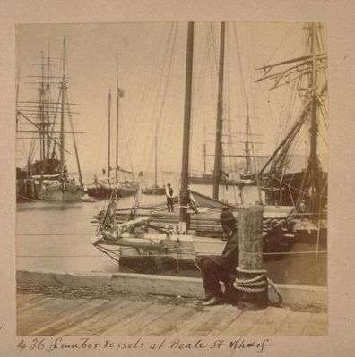 Beale Street Wharf Marker. Click for full size. Beale Street Wharf Marker image. Click for full size.