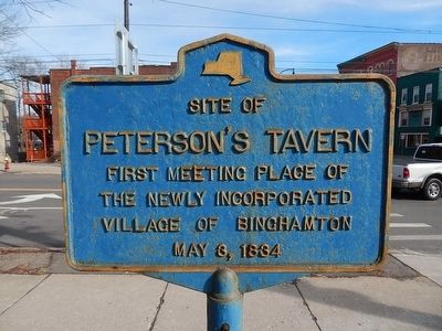 Site of Peterson's Tavern Marker image. Click for full size.