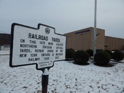 Railroad Yards Marker image. Click for full size.