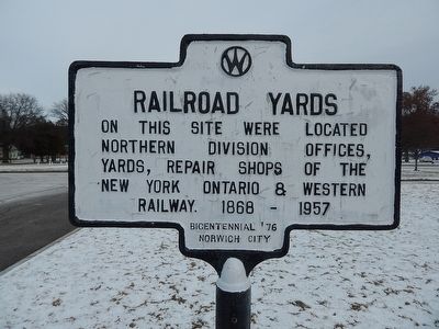 Railroad Yards Marker image. Click for full size.