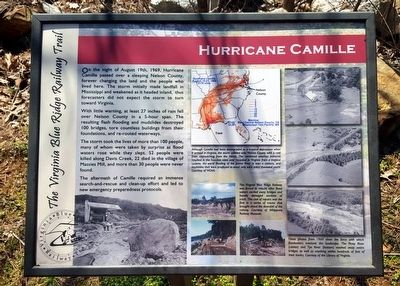 Hurricane Camille Marker. Click for full size. Hurricane Camille Marker image. Click for full size.