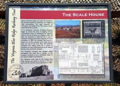 The Scale House Marker. Click for full size. The Scale House Marker image. Click for full size.