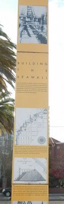 Building the Seawall Marker. Click for full size. Building the Seawall Marker image. Click for full size.
