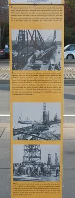 Building the Seawall Marker. Click for full size. Building the Seawall Marker image. Click for full size.