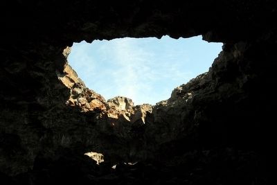 Opening in Cave Roof image. Click for full size.