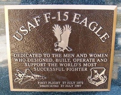 USAF F-15 Eagle Marker image. Click for full size.