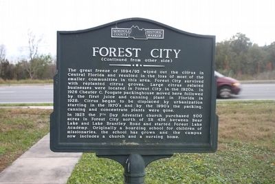 Forest City Marker reverse image. Click for full size.
