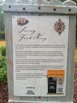 Tour Stop #17 about Fort King image. Click for full size.
