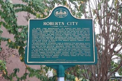 Roberts City Marker image. Click for full size.