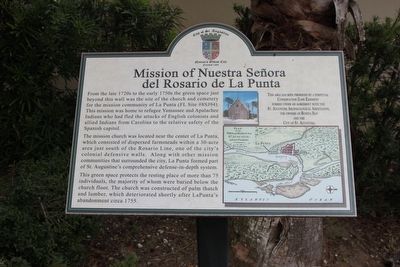 Mission of Nuestra Seρora del Rosario de La Punta Marker. Click for full size. Mission of Nuestra Seρora del Rosario de La Punta Marker image. Click for full size.