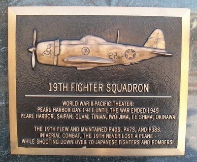 19th Fighter Squadron Marker image. Click for full size.