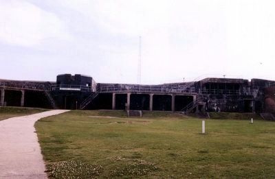 Fort Morgan-Inside view image. Click for full size.