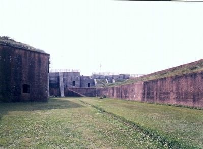 Fort Morgan-Inside view image. Click for full size.