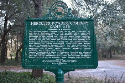 Hercules Powder Company Camp #39 Marker image. Click for full size.