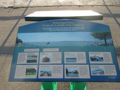 Waterfront Sites Marker. Click for full size. Waterfront Sites Marker image. Click for full size.