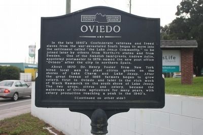 Oviedo Marker. Click for full size. Oviedo Marker image. Click for full size.