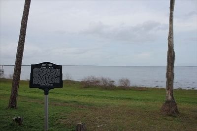 Fort Lane Marker and Lake Harney image. Click for full size.