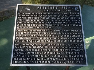 The Giant Sloth Marker. Click for full size. The Giant Sloth Marker image. Click for full size.