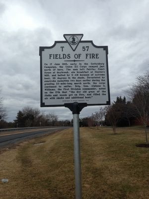 Fields of Fire Marker image. Click for full size.
