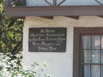 Sign on the Building image. Click for full size.