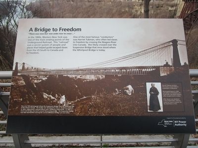A Bridge to Freedom Marker image. Click for full size.