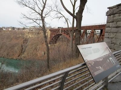 Marker & View to Canada image. Click for full size.