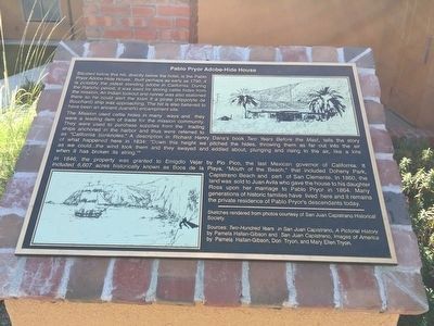 Pablo Pryor Adobe-Hide House Marker. Click for full size. Pablo Pryor Adobe-Hide House Marker image. Click for full size.