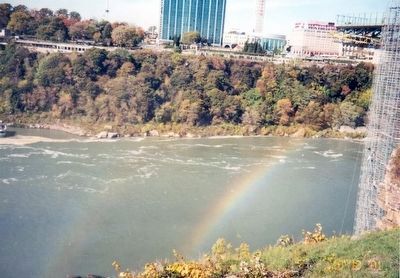 Rainbow over the Falls image. Click for full size.