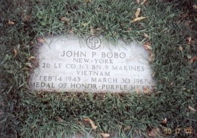 John Paul Bobo Vietnam War Medal of Honor Recipient image. Click for full size.