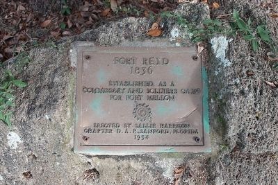 Fort Reid 1836 Marker. Click for full size. Fort Reid 1836 Marker image. Click for full size.