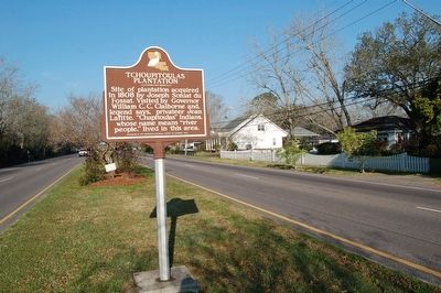 Tchopitoulas Plantation Marker image. Click for full size.