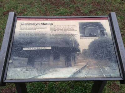 Glencarlyn Station Marker image. Click for full size.