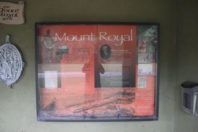 Mount Royal Marker-Panel 1. Click for full size. Mount Royal Marker-Panel 1 image. Click for full size.