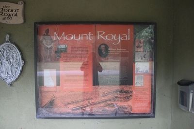 Mount Royal Marker-Panel 1 image. Click for full size.