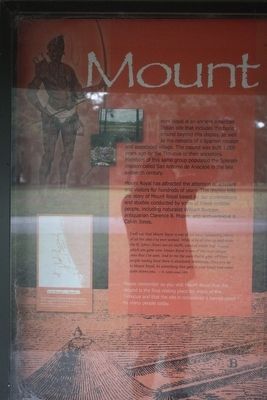 Mount Royal Marker-Close up of Panel 1. Click for full size. Mount Royal Marker-Close up of Panel 1 image. Click for full size.