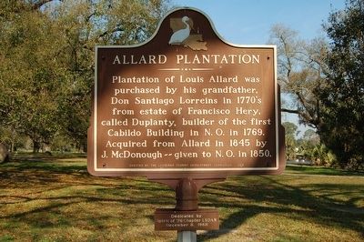 Allard Plantation Marker image. Click for full size.