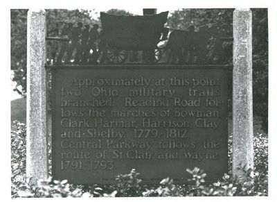 Ohio Military Trails Marker image. Click for more information.