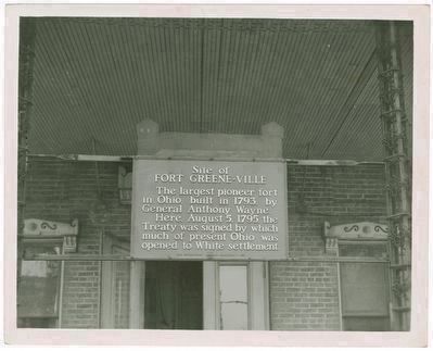 Site of Fort Greene-Ville Marker image. Click for more information.