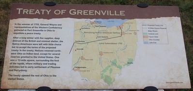 Treaty of Greenville Marker image. Click for full size.