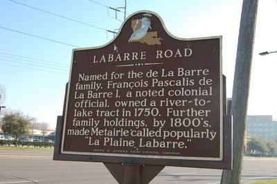 Labarre Road Marker. Click for full size. Labarre Road Marker image. Click for full size.