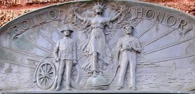 Covington WWI Memorial Marker. Click for full size. Covington WWI Memorial Marker image. Click for full size.